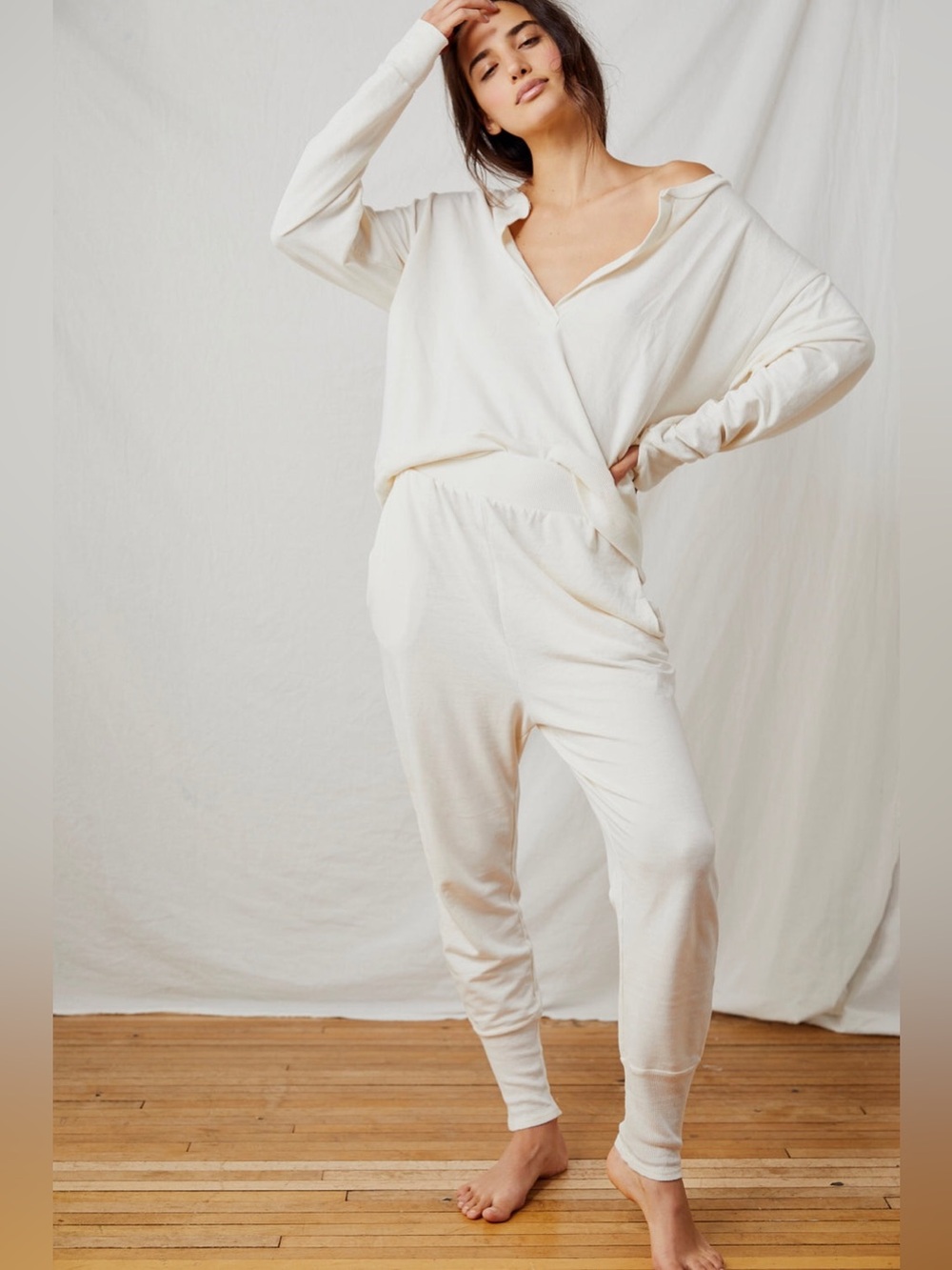 Free People Intimately Cozy Cool Girl Lounge Set